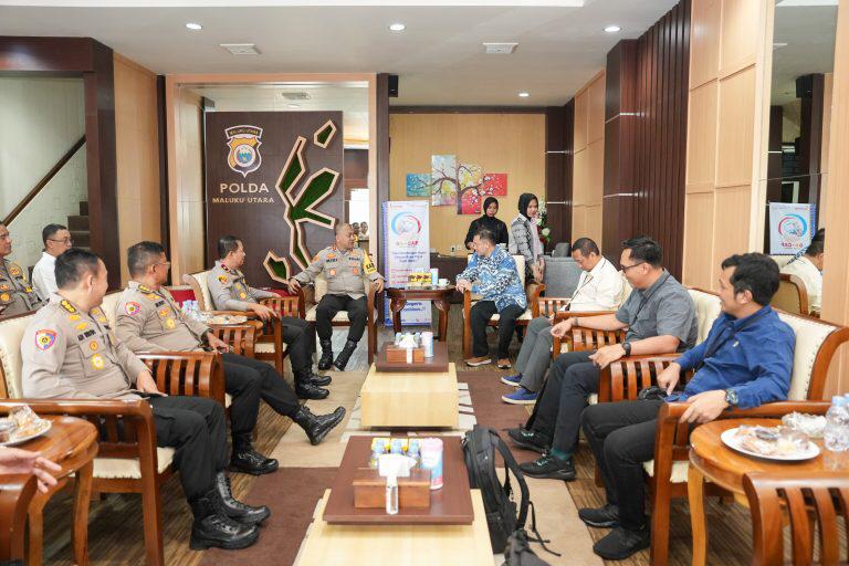 Tim BPK RI dan pendamping Itwasum diterima di Polda Maluku Utara, Tribrata News, 20 Februari 2024