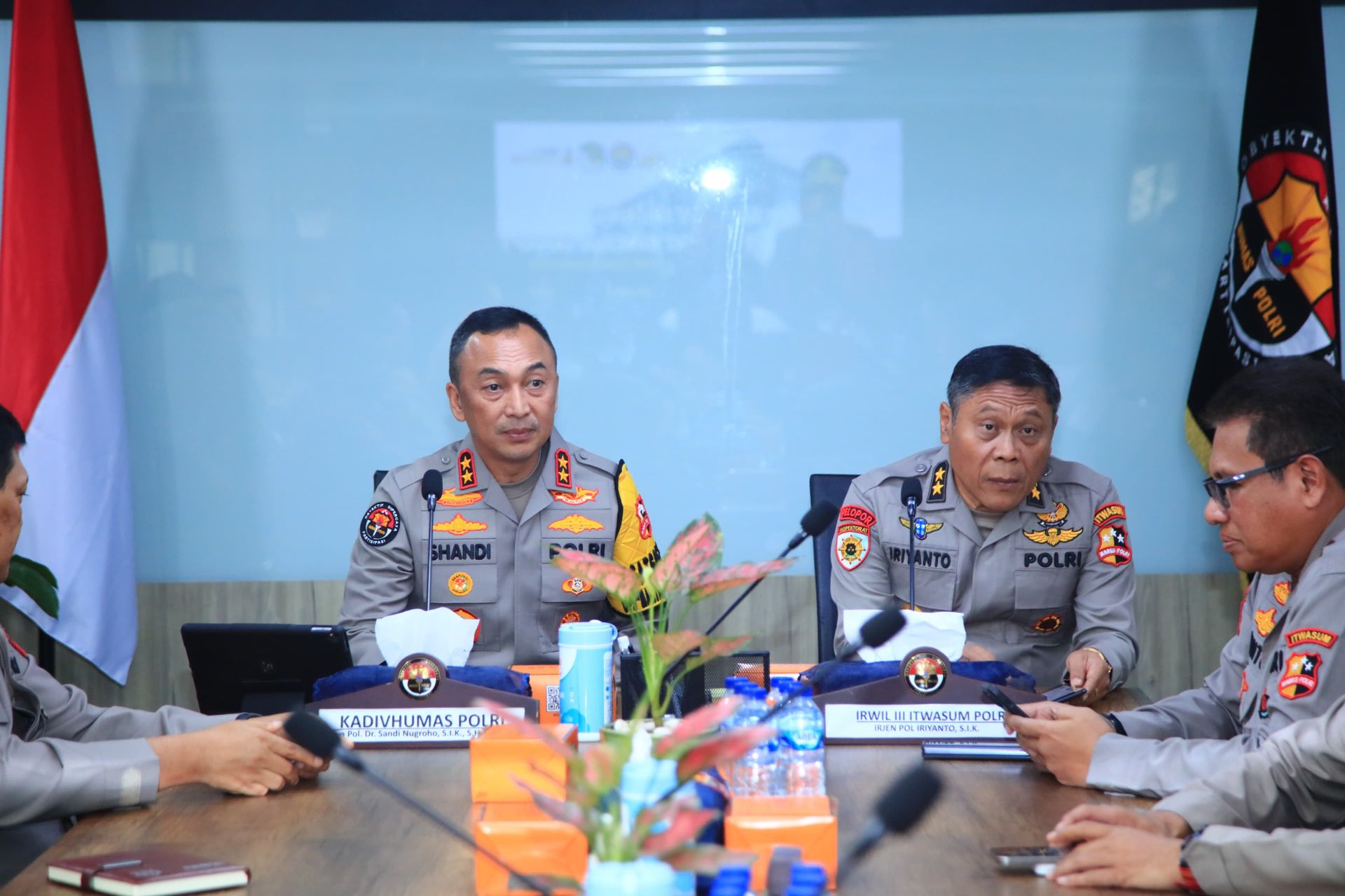 Pembukaan Wasrik Divisi Humas Polri bersama pengawas Itwasum, Tribrata News, 6 Mei 2024